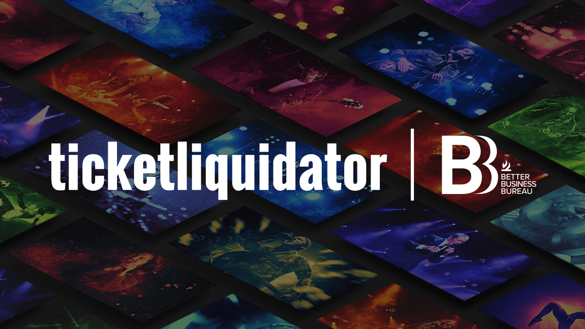 Ticket Liquidator and Better Business Bureau accreditation announcement